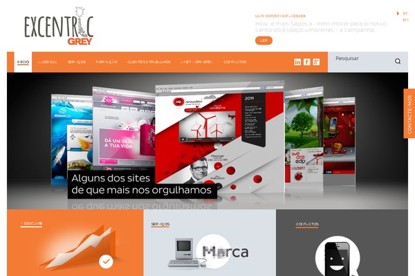 excentric.pt site used Excentric