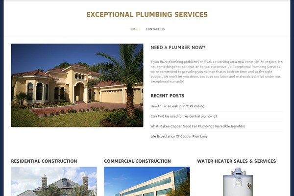 exceptional-plumbing-services.com site used Medacorp