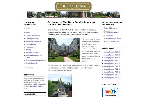 Cutline 3 Column Split theme site design template sample