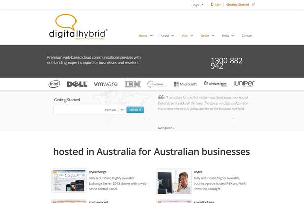 Dh theme site design template sample
