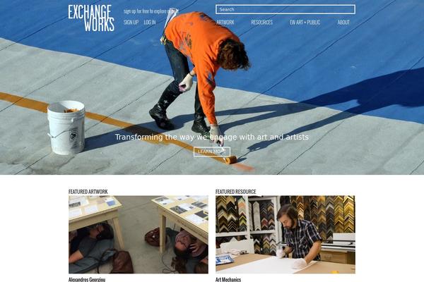 exchangeworks.co site used Ew