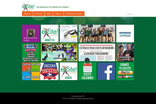 Infinite theme site design template sample