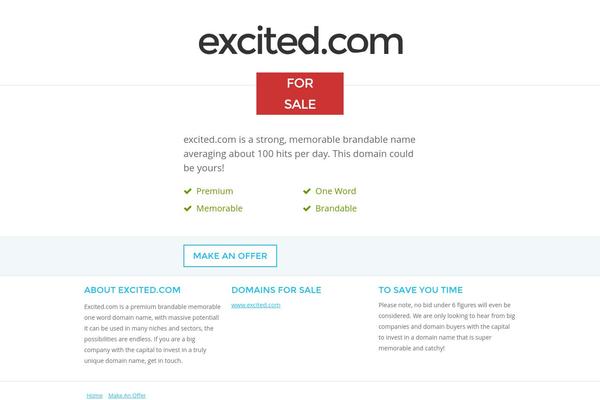 excited.com site used Domena2