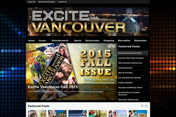 Magazinum theme site design template sample