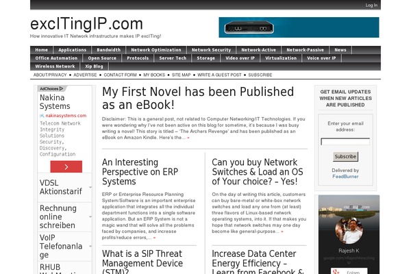 excitingip.com site used Masonry-blog