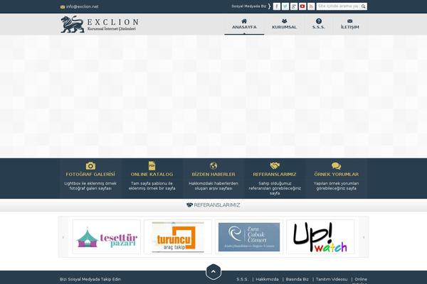 Safirkurumsal theme site design template sample