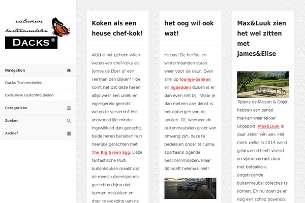 exclusievebuitenmeubelen.nl site used Blogrid