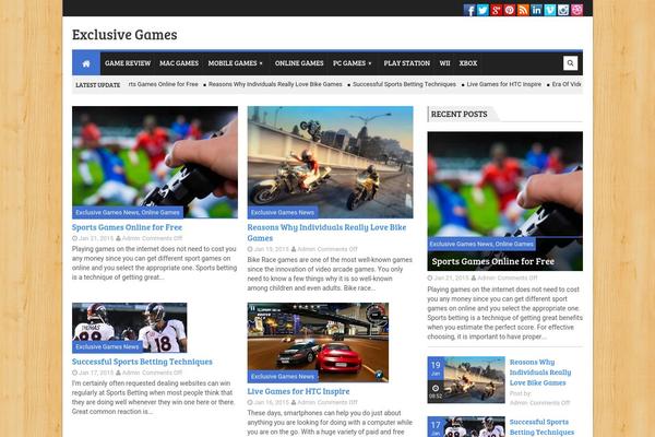 Megnet theme site design template sample