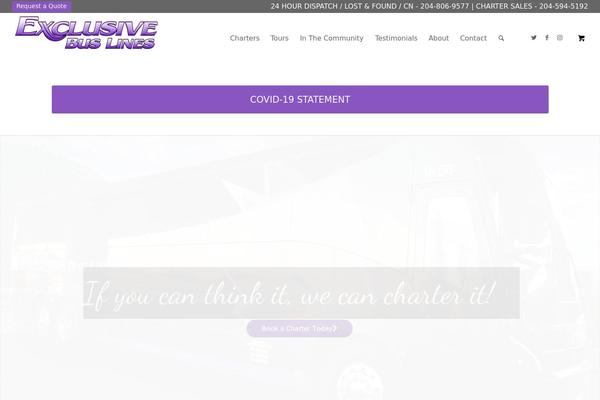 Enfold-child theme site design template sample