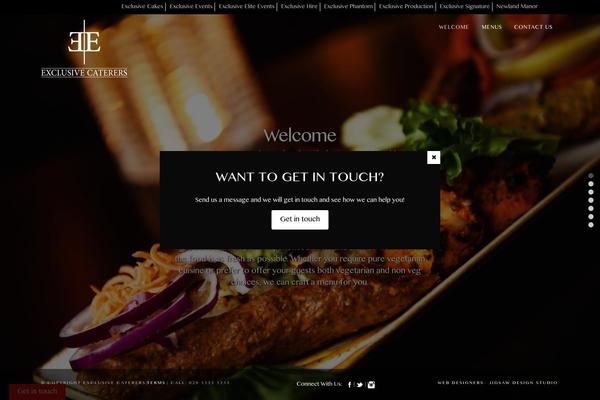 exclusivecaterers.com site used Story