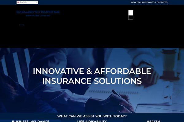 exclusiveinsurance.co.nz site used Adroit