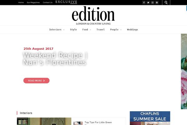 Ultra theme site design template sample