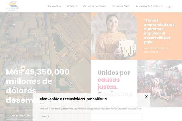 Academist theme site design template sample