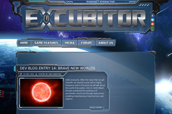 Hades theme site design template sample