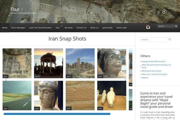 News Grid theme site design template sample
