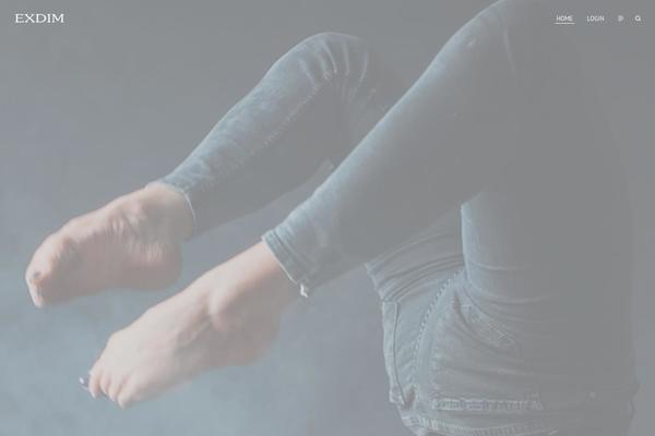 Etudes theme site design template sample