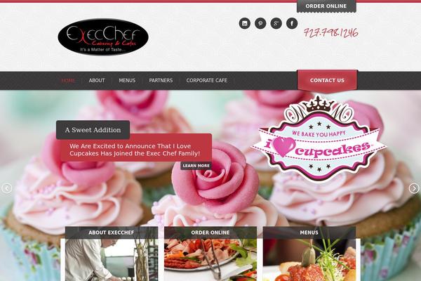 Bistro theme site design template sample