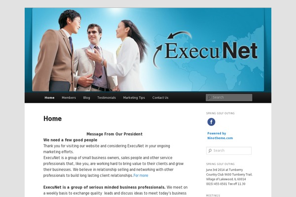 Twenty Eleven theme site design template sample