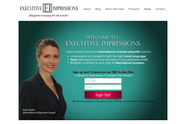 Balance theme site design template sample