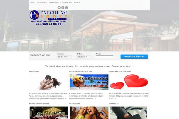 executive-sport.com site used Wp_aegean5-v1.4