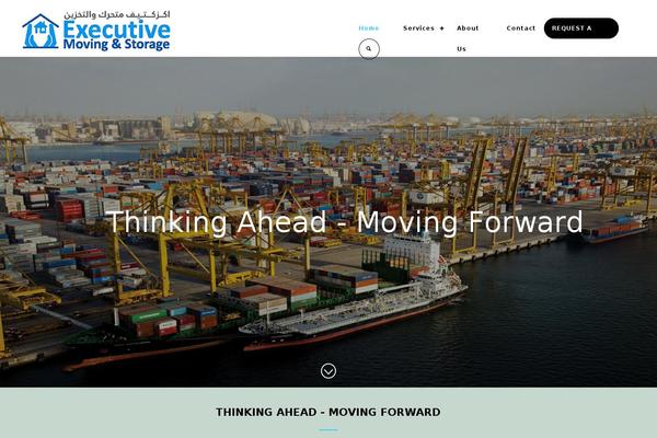 Logistic theme site design template sample