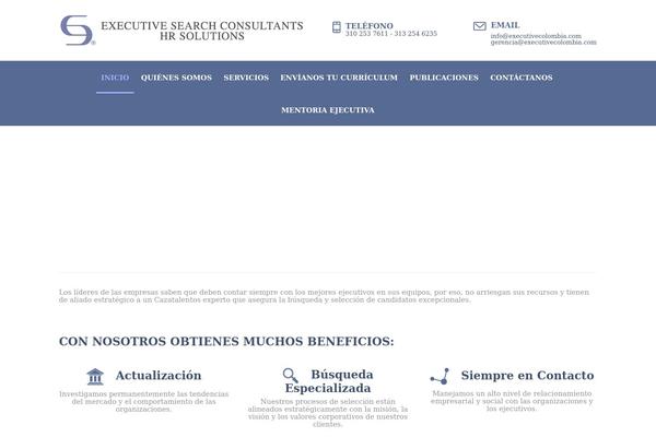 executivecolombia.com site used Wp-palovit