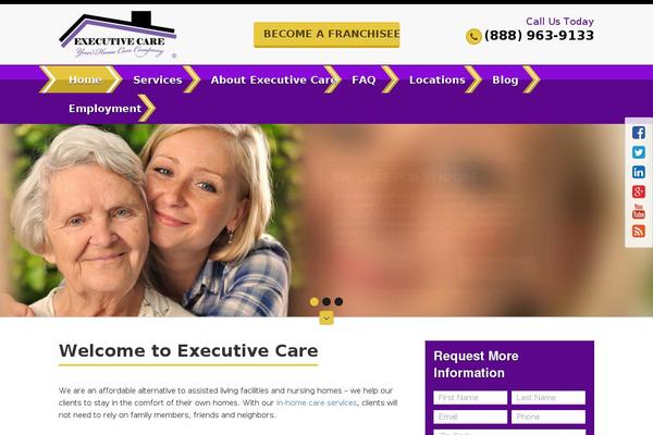 Executive theme site design template sample