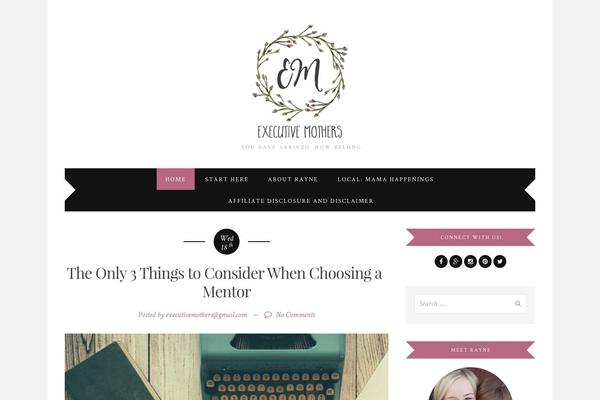 executivemothers.com site used Wunderful