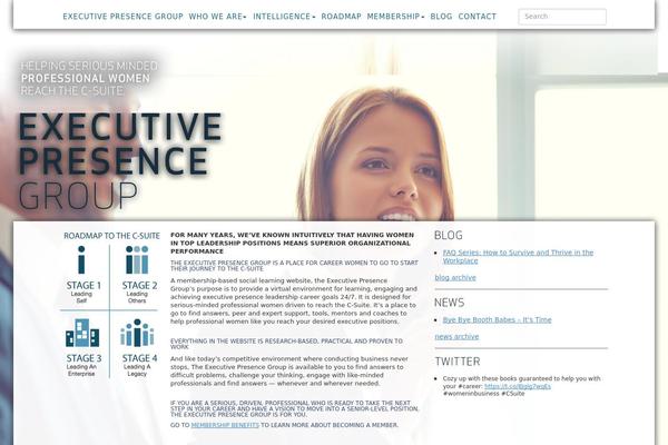 Executive theme site design template sample