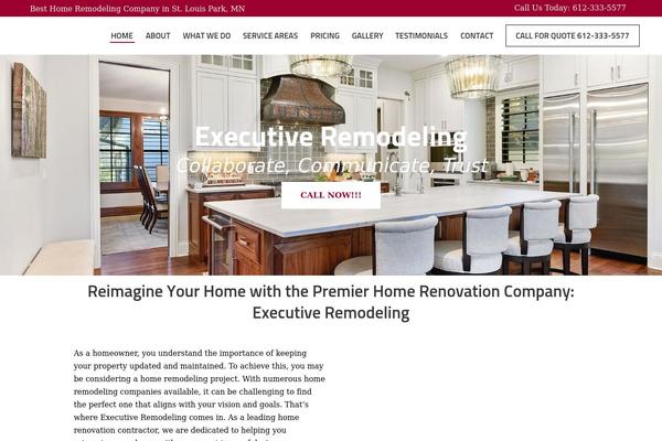 Ambient theme site design template sample