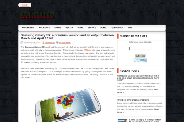 Fortuna theme site design template sample