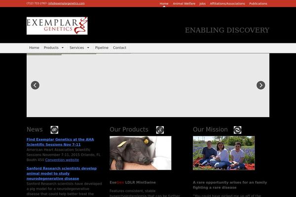 exemplargenetics.com site used Exemplar