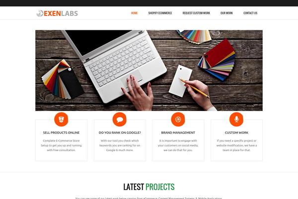 Subway theme site design template sample