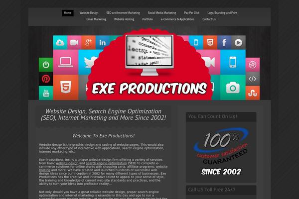 Destro theme site design template sample
