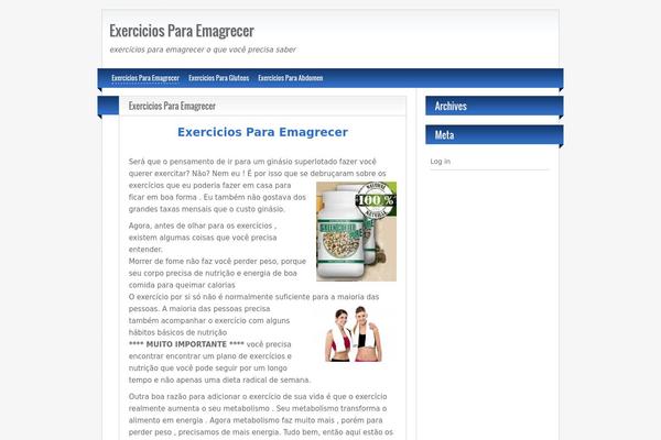 BlogoLife theme site design template sample