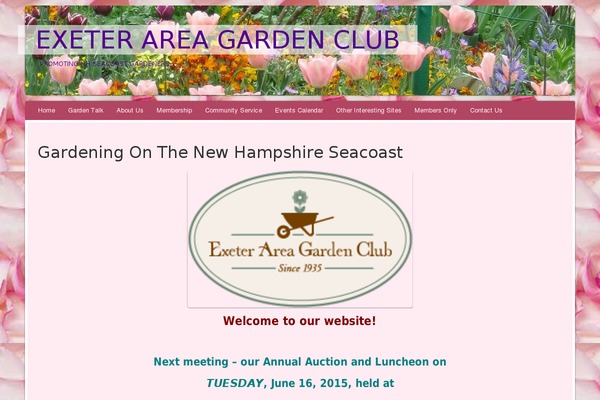 Bouquet theme site design template sample