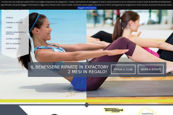 Gymboom theme site design template sample