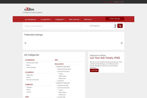 LISTABLE theme site design template sample