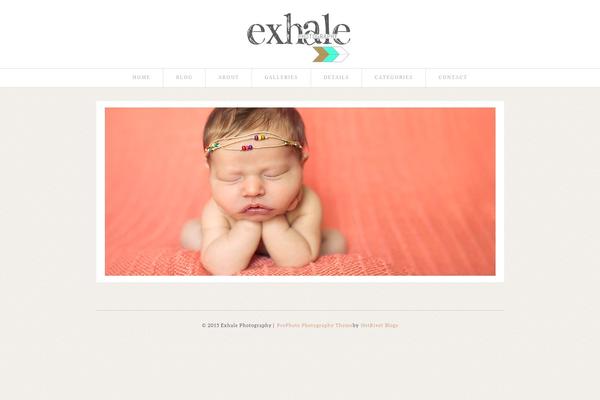exhalephotography.com site used ProPhoto 5