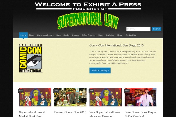Expound Child theme site design template sample