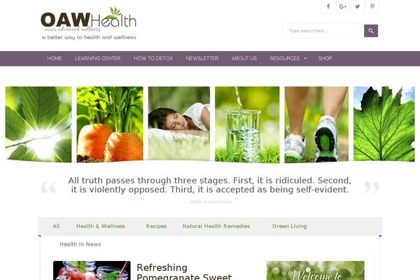 exhibithealth.com site used Oaw