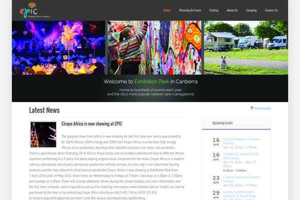 Foxy theme site design template sample