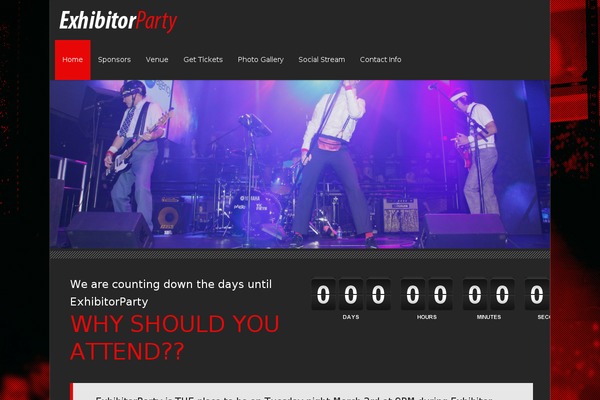 exhibitorparty.com site used Infographer