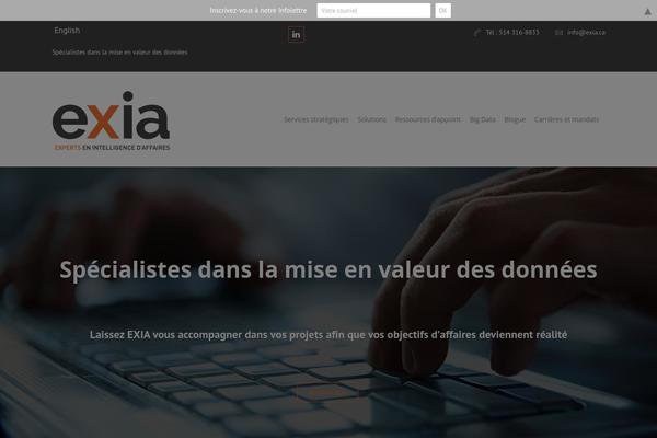 exia.ca site used Integrity-wp