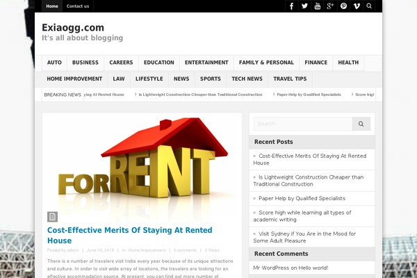 Multinews theme site design template sample