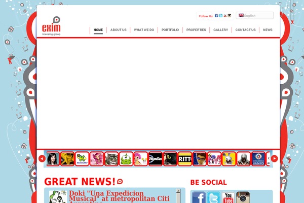 exim theme websites examples