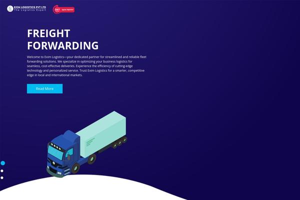 Logistic-child theme site design template sample