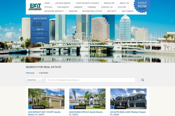 Site using Real Estate Website Builder plugin