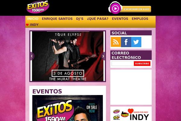 Site using Facebook Widget plugin