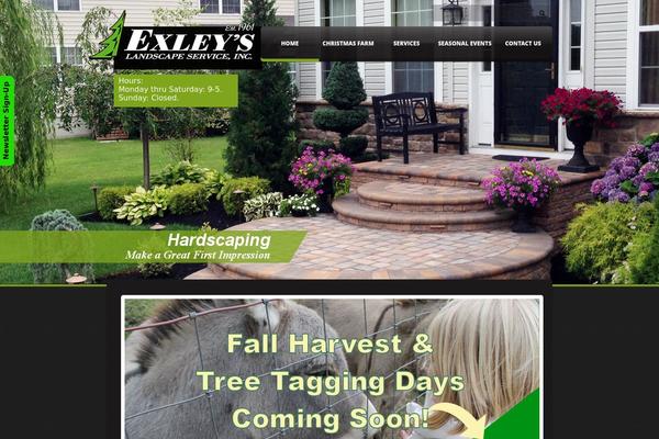 exleyslandscaping.com site used Theme1598